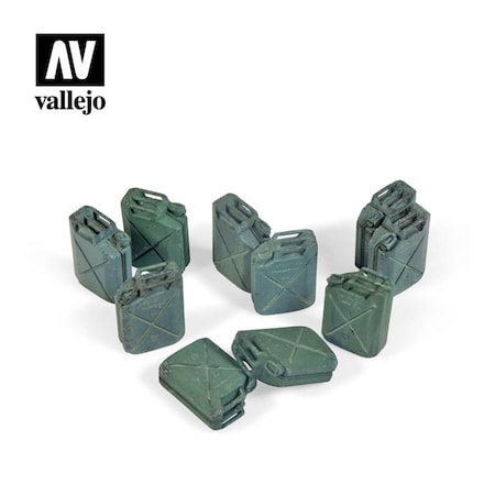 Vallejo Scenics Allied Jerrycan Set VLJSC206